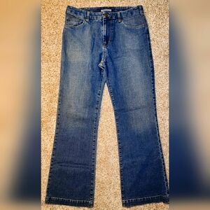 Jones New York Sport Jean Stretch Wide Leg sz 10